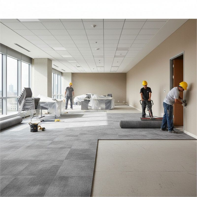 Local Commercial Flooring Installation pros at work