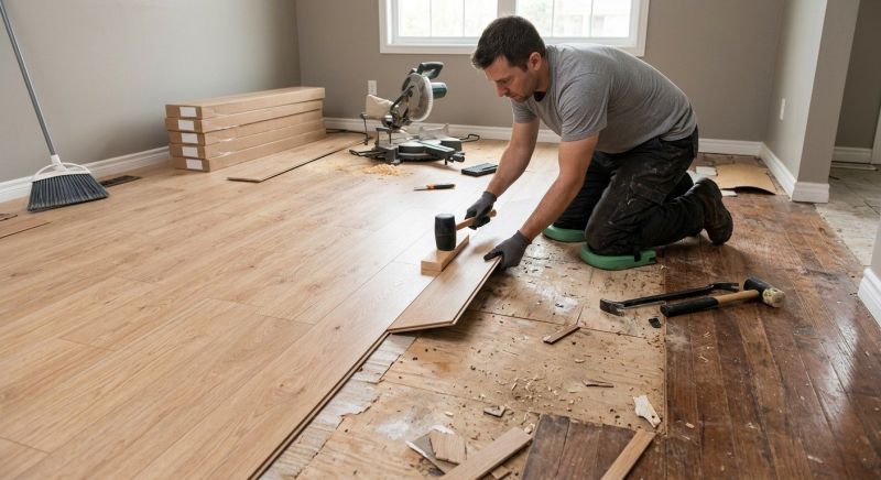 Laminate Flooring Replacement in Greensboro, NC