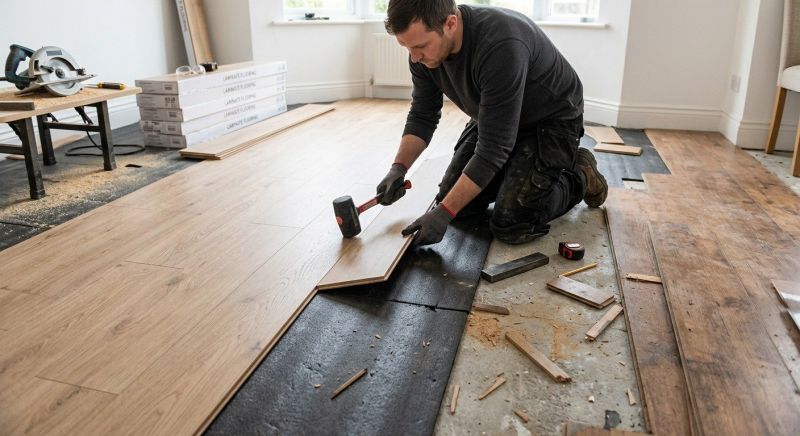 Plank Laminate Installation in Loudoun County, VA