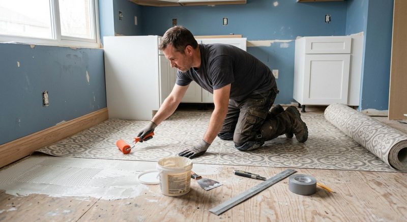 Sheet Linoleum Installation in Mesa, AZ