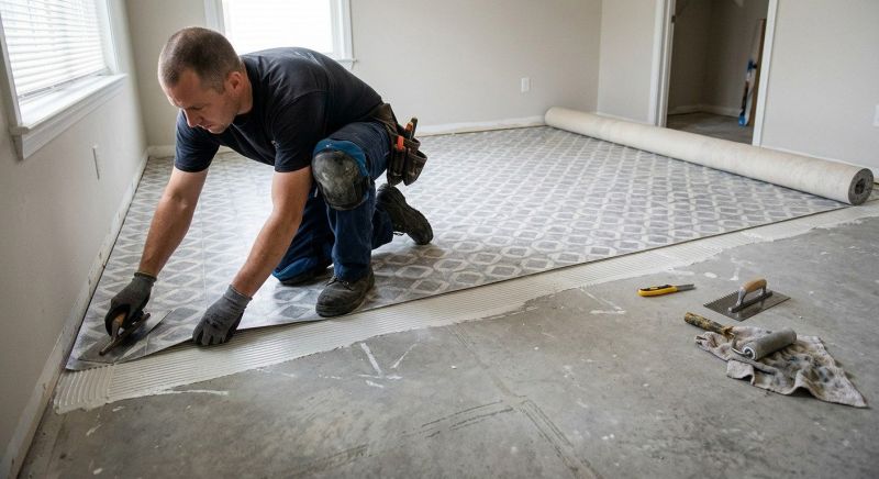 Sheet Linoleum Installation in Denver, CO